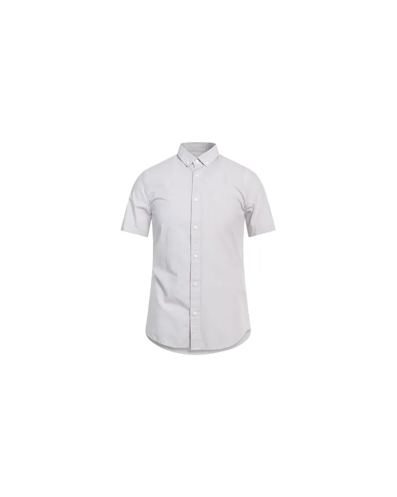 Armani Exchange TOPS - Hemdenauf YOOX.COM Hellgrau
