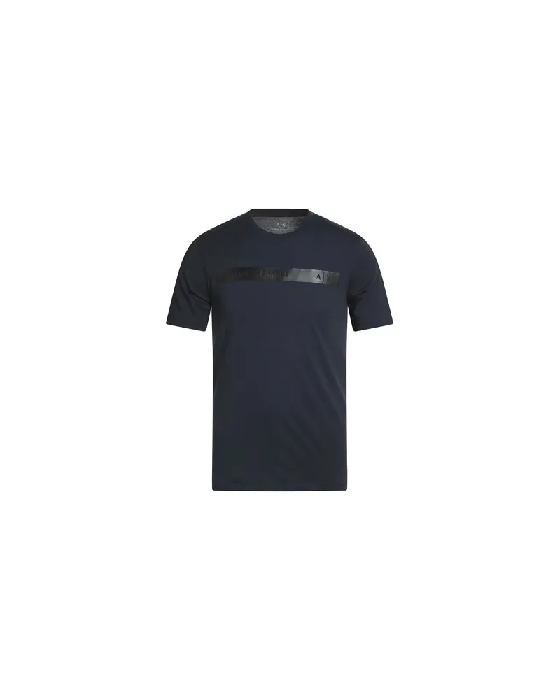Armani Exchange TOPS - T-shirtsauf YOOX.COM Marineblau