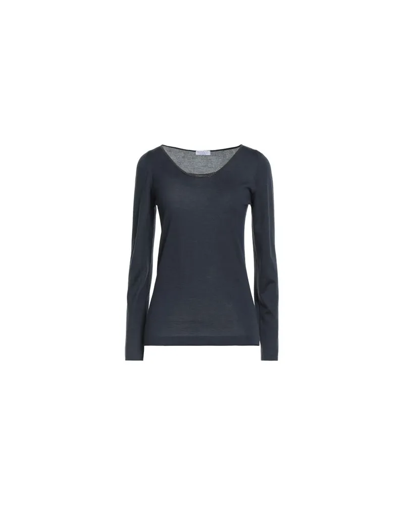 Brunello Cucinelli STRICKWAREN - Pulloverauf YOOX.COM Marineblau