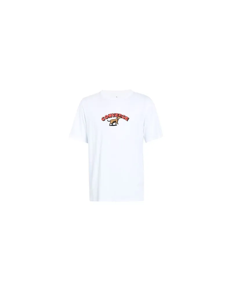 Converse RECREATIONAL SKATER GRAPHIC TEE  - RECREATIONAL SKATER GRAPHIC TEE - TOPS - T-shirtsauf YOOX.COM Weiß