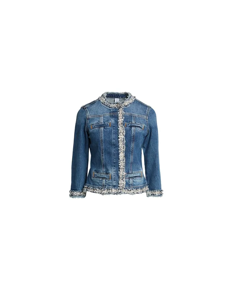 Liu Jo JACKEN & MÄNTEL - Jeansjacken/Mäntelauf YOOX.COM Blau