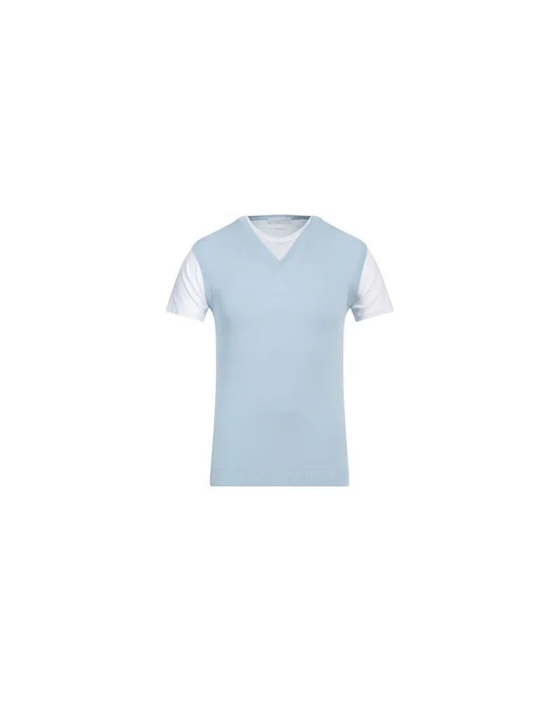 Daniele Fiesoli STRICKWAREN - Pulloverauf YOOX.COM Himmelblau