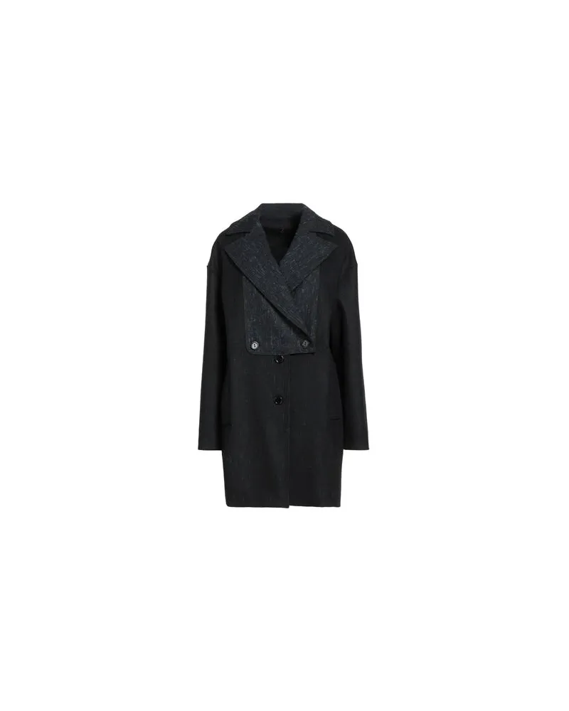 Trussardi JACKEN & MÄNTEL - Mäntelauf YOOX.COM Schwarz