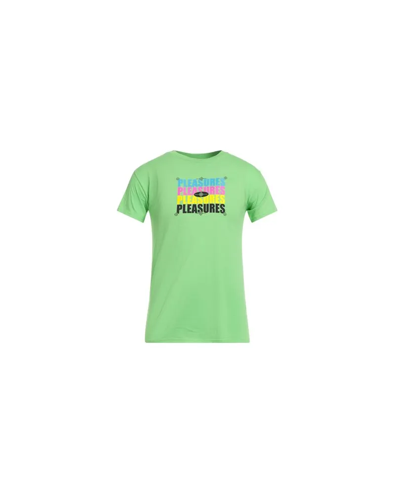 PLEASURES TOPS - T-shirtsauf YOOX.COM Limettengrün