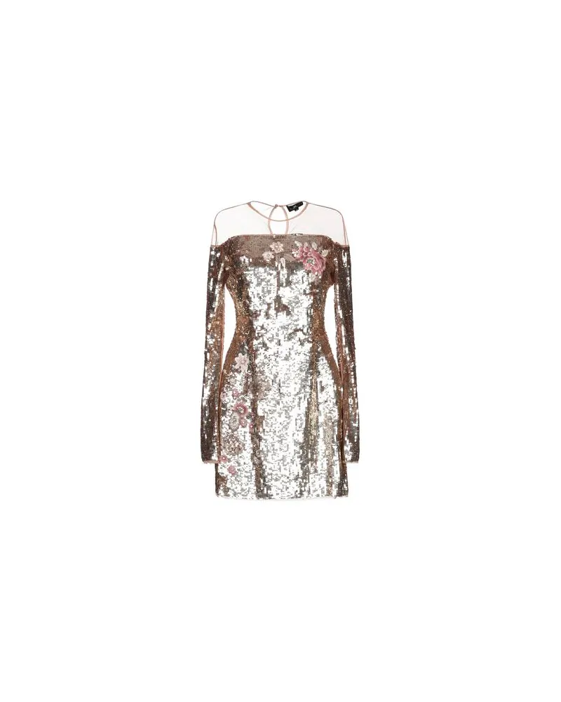 Elisabetta Franchi KLEIDER - Mini-Kleiderauf YOOX.COM Platin