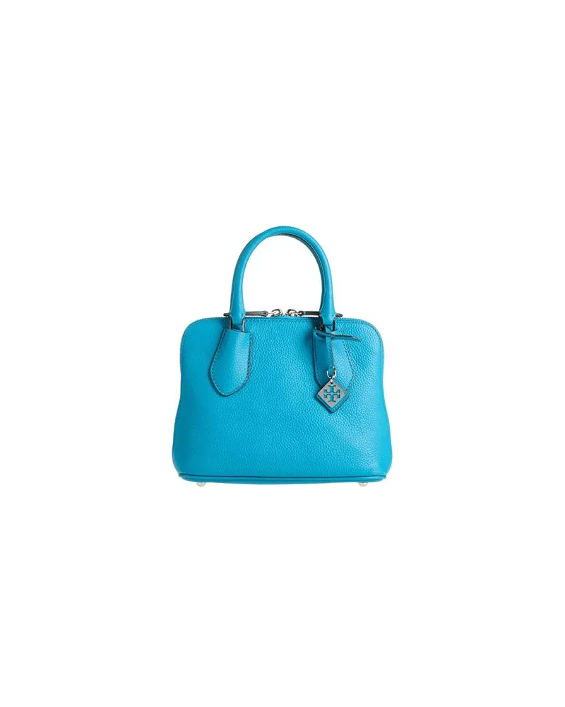 Tory Burch MINI PEBBLED SWING BAG - TASCHEN - Handtaschenauf YOOX.COM Azurblau