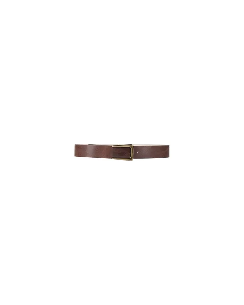 Brunello Cucinelli Kleinlederwaren - Gürtelauf YOOX.COM Dunkelbraun