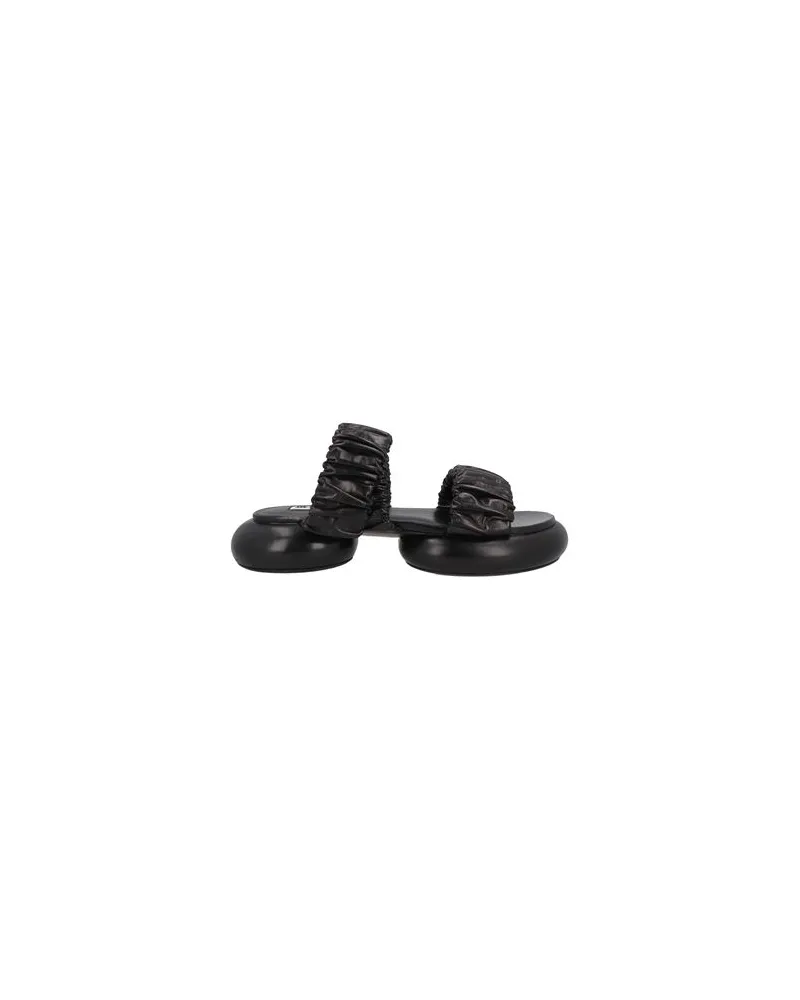 Jil Sander SCHUHE - Sandalenauf YOOX.COM Schwarz
