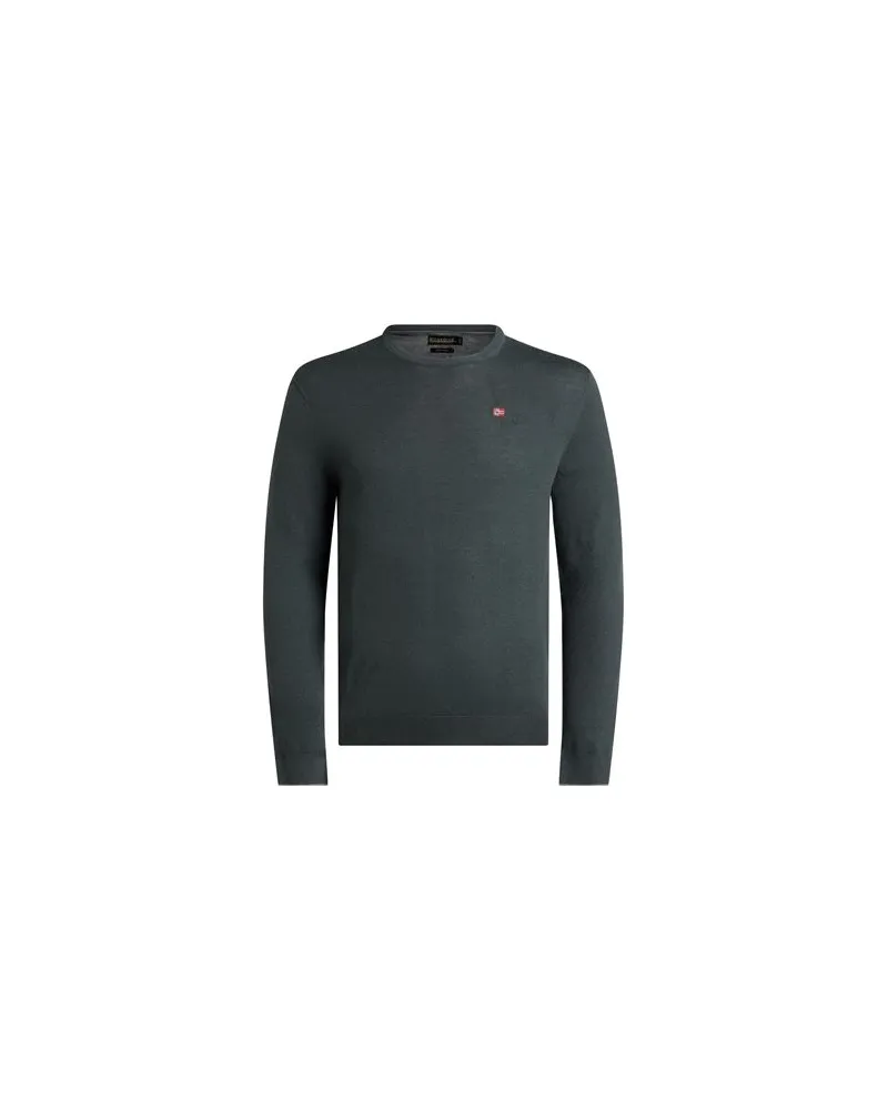 Napapijri STRICKWAREN - Pulloverauf YOOX.COM Militärgrün