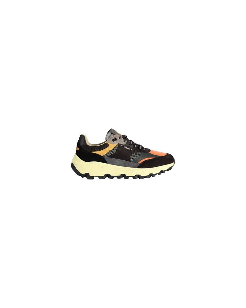 Woolrich CLASSIC RUNNER CAMOSCIO    - SCHUHE - Sneakersauf YOOX.COM Dunkelbraun