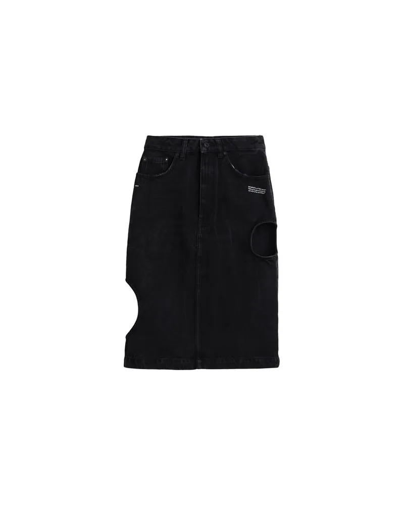 OFF-WHITE HOSEN & RÖCKE - Jeansröckeauf YOOX.COM Schwarz