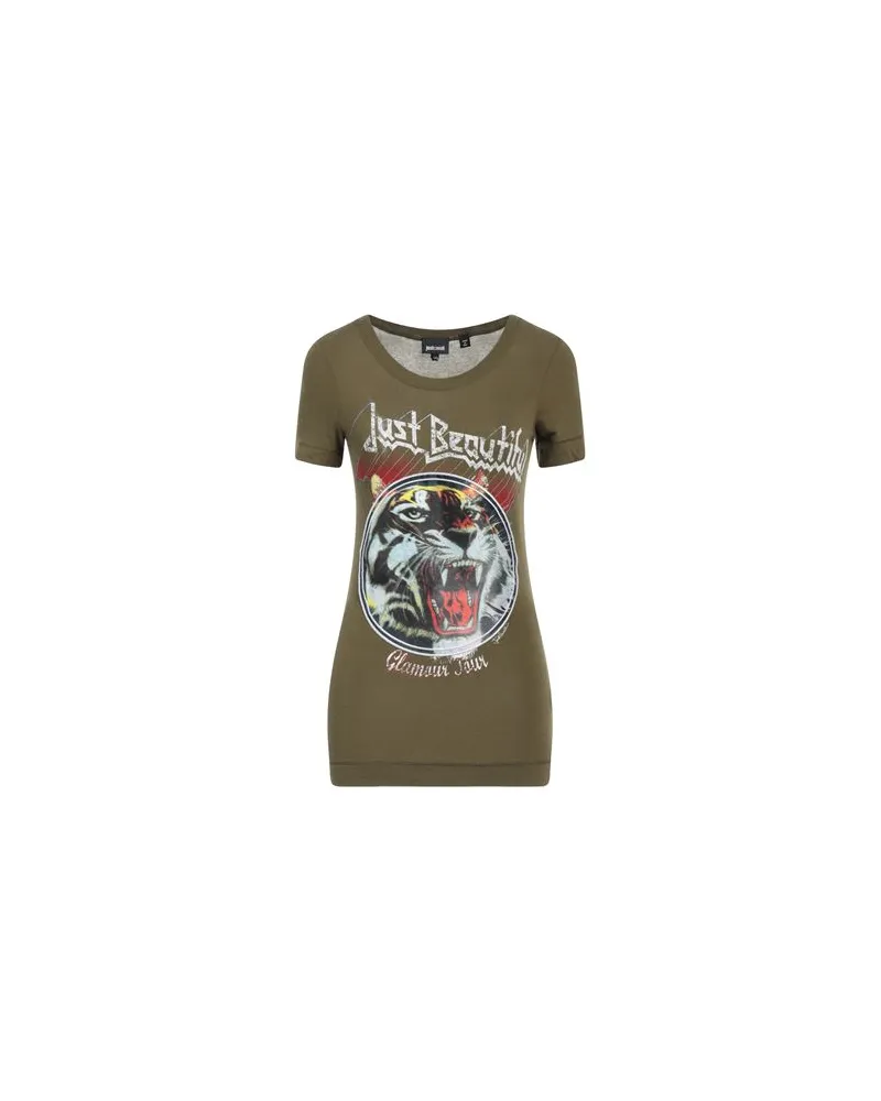 Just Cavalli TOPS - T-shirtsauf YOOX.COM Militärgrün