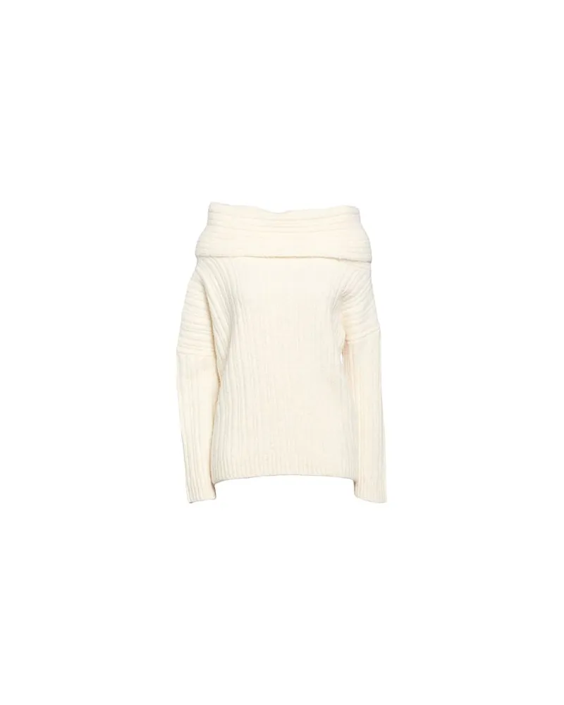 Semicouture STRICKWAREN - Pulloverauf YOOX.COM Cremeweiß