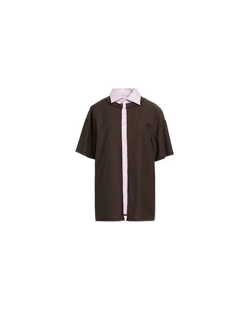 Maison Margiela TOPS - Hemdenauf YOOX.COM Dunkelbraun