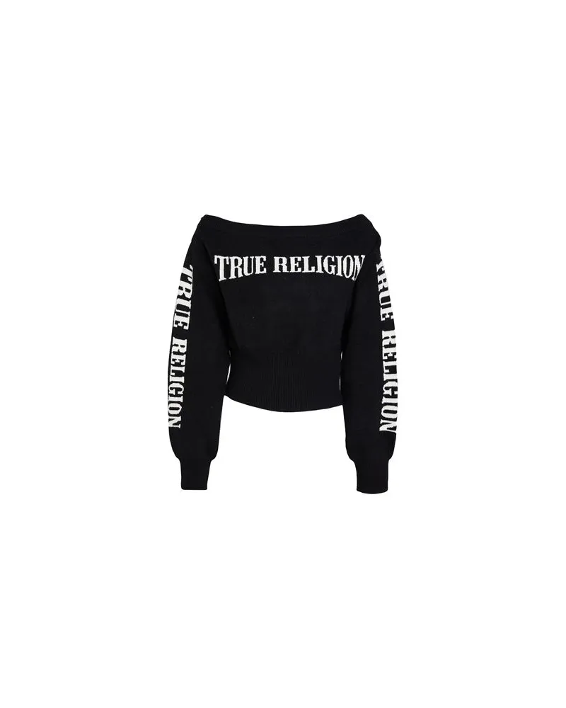 True Religion STRICKWAREN - Pulloverauf YOOX.COM Schwarz