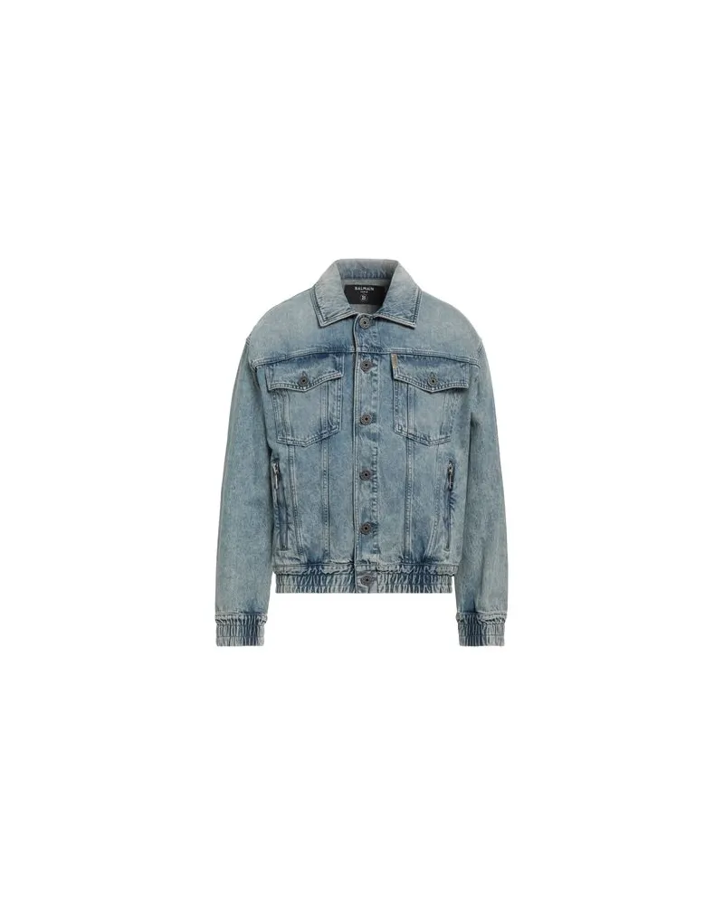 Balmain JACKEN & MÄNTEL - Jeansjacken/Mäntelauf YOOX.COM Blau
