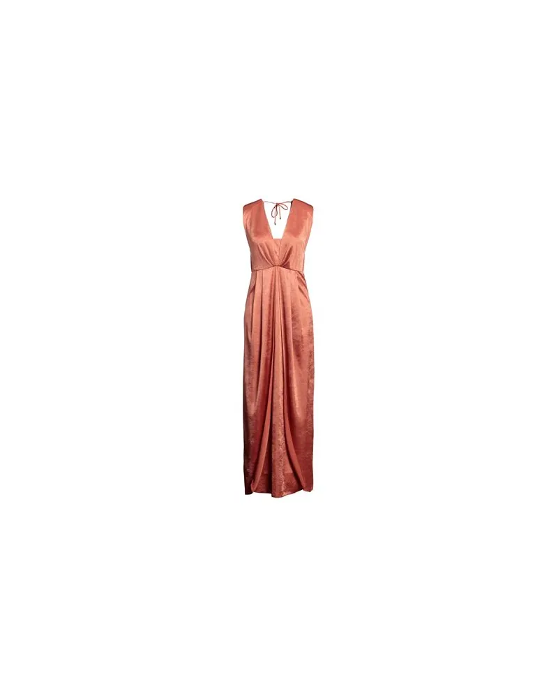 NENETTE KLEIDER - Maxi-Kleiderauf YOOX.COM Orange