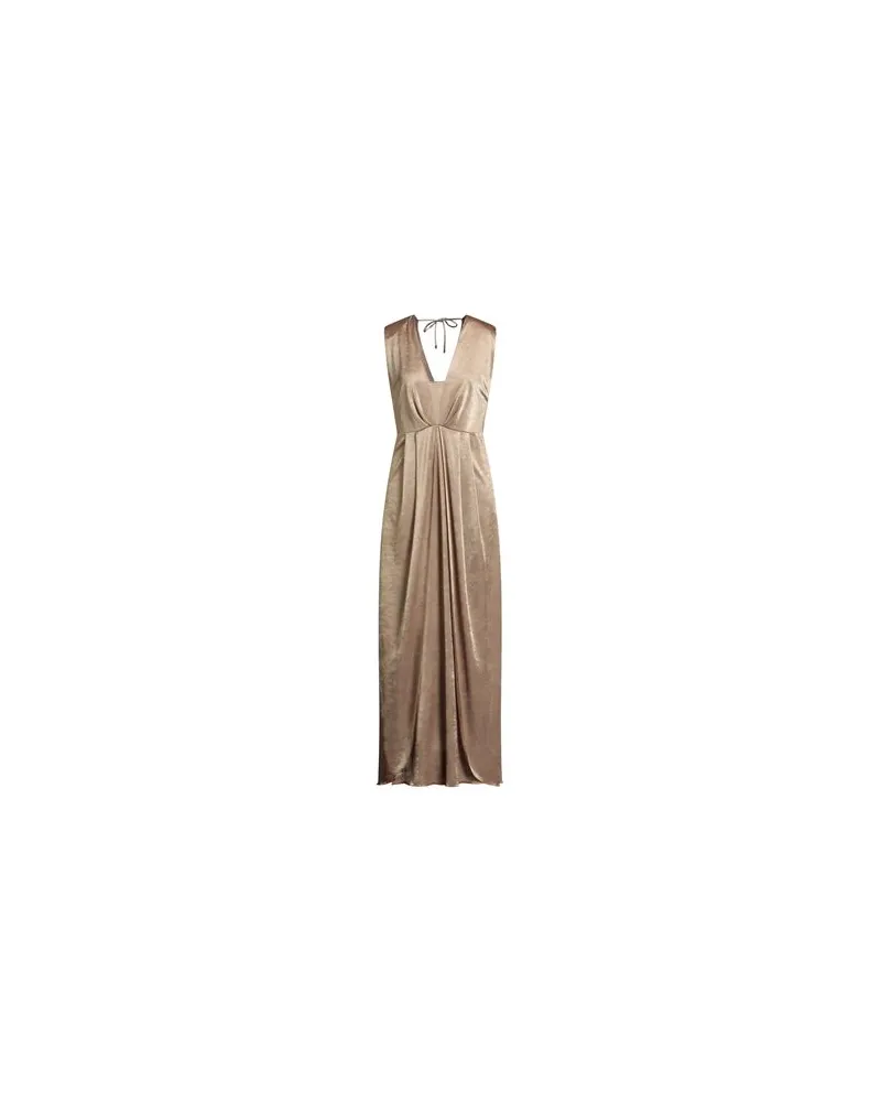 NENETTE KLEIDER - Maxi-Kleiderauf YOOX.COM Gold