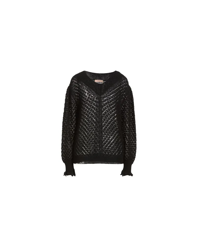 Twin-Set STRICKWAREN - Pulloverauf YOOX.COM Schwarz