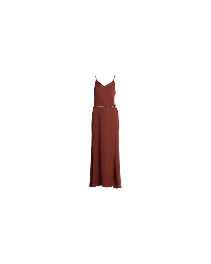 Hanita KLEIDER - Maxi-Kleiderauf YOOX.COM Braun