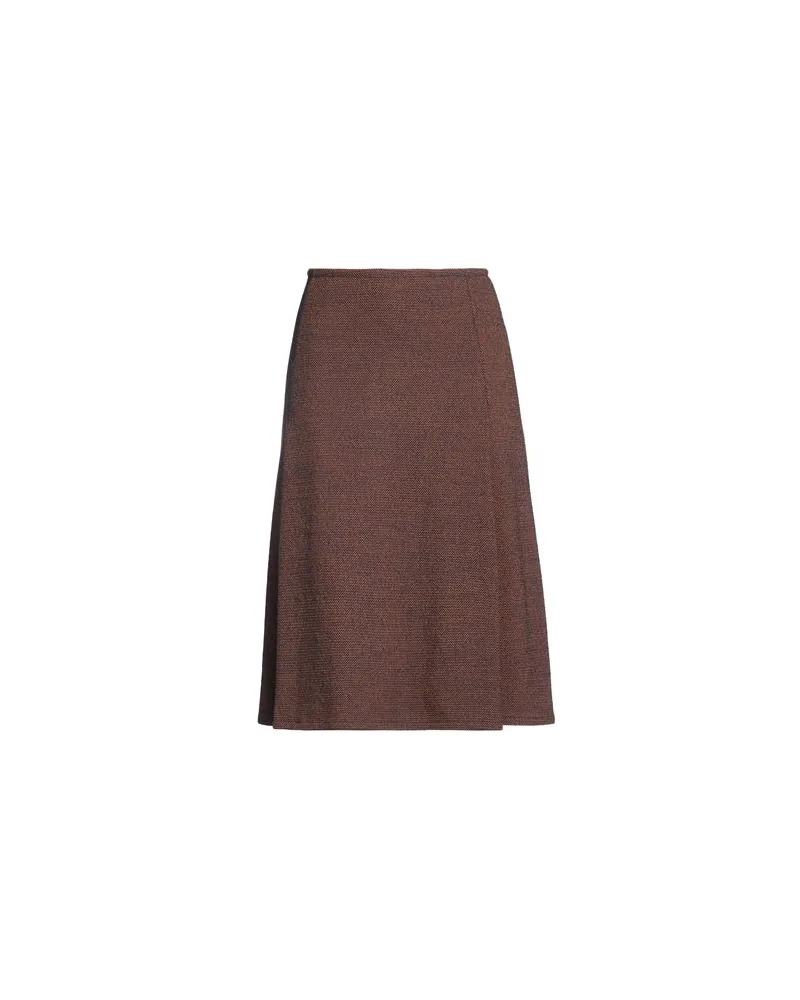 Bruno Manetti HOSEN & RÖCKE - Midi-Röckeauf YOOX.COM Braun