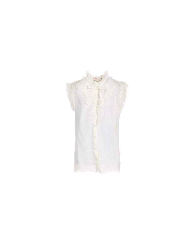 Maison Common TOPS - Hemdenauf YOOX.COM Weiß