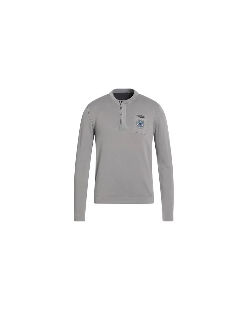 Aeronautica Militare STRICKWAREN - Pulloverauf YOOX.COM Grau