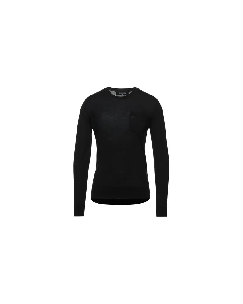 Dsquared2 STRICKWAREN - Pulloverauf YOOX.COM Schwarz