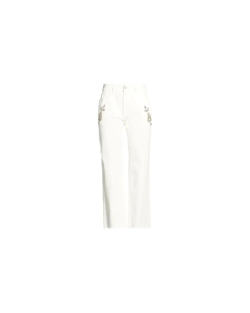 YES ZEE by Essenza HOSEN & RÖCKE - Jeanshosenauf YOOX.COM Weiß