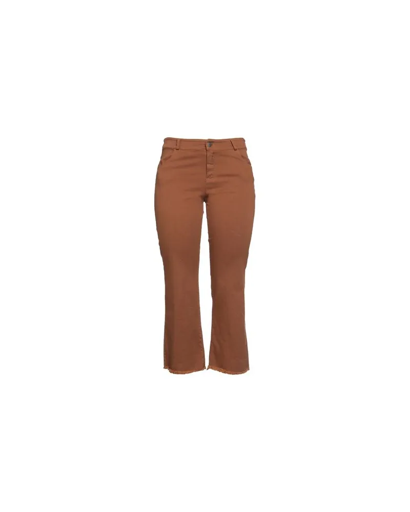 Motel HOSEN & RÖCKE - Jeanshosenauf YOOX.COM Braun