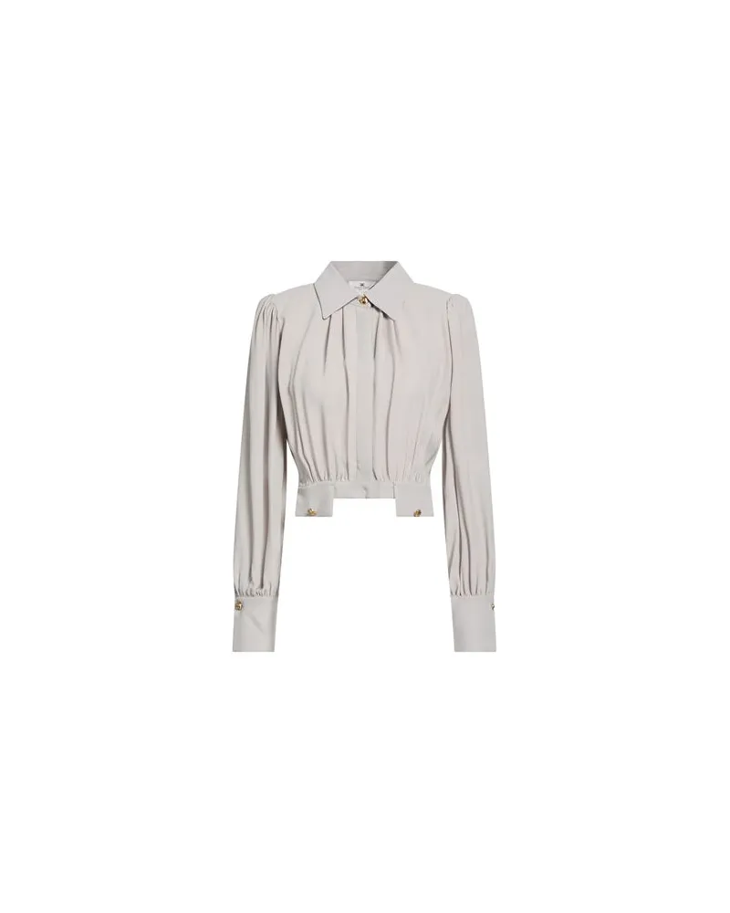 Elisabetta Franchi TOPS - Hemdenauf YOOX.COM Hellgrau
