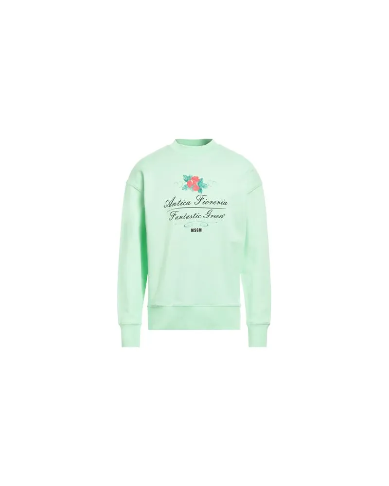 MSGM FANTASTIC GREEN - TOPS - Sweatshirtsauf YOOX.COM Säuregrün