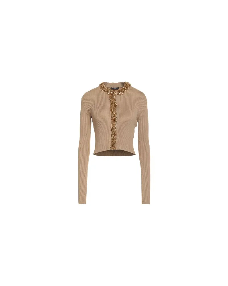 Balmain STRICKWAREN - Strickjackenauf YOOX.COM Gold