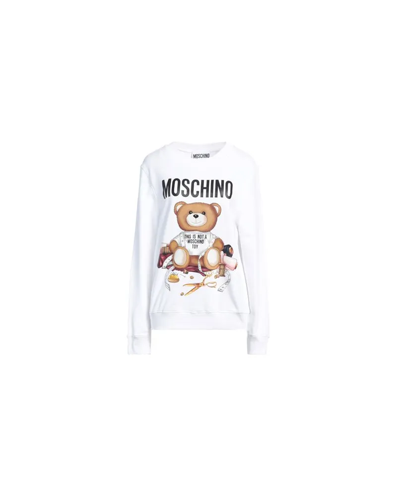 Moschino TOPS - Sweatshirtsauf YOOX.COM Weiß