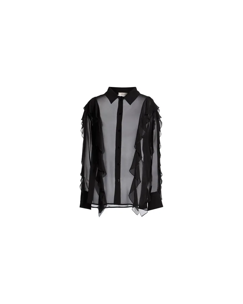 Blumarine TOPS - Hemdenauf YOOX.COM Schwarz