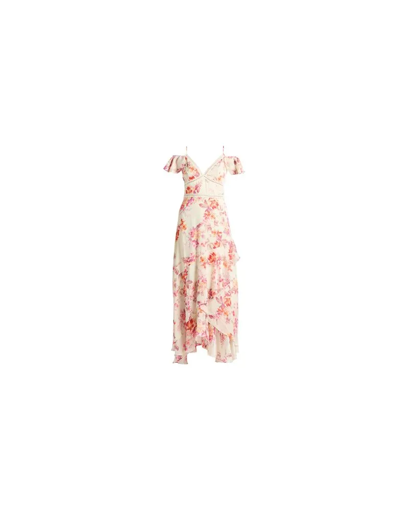 Guess KLEIDER - Maxi-Kleiderauf YOOX.COM Cremeweiß