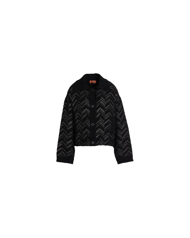 Missoni STRICKWAREN - Strickjackenauf YOOX.COM Schwarz