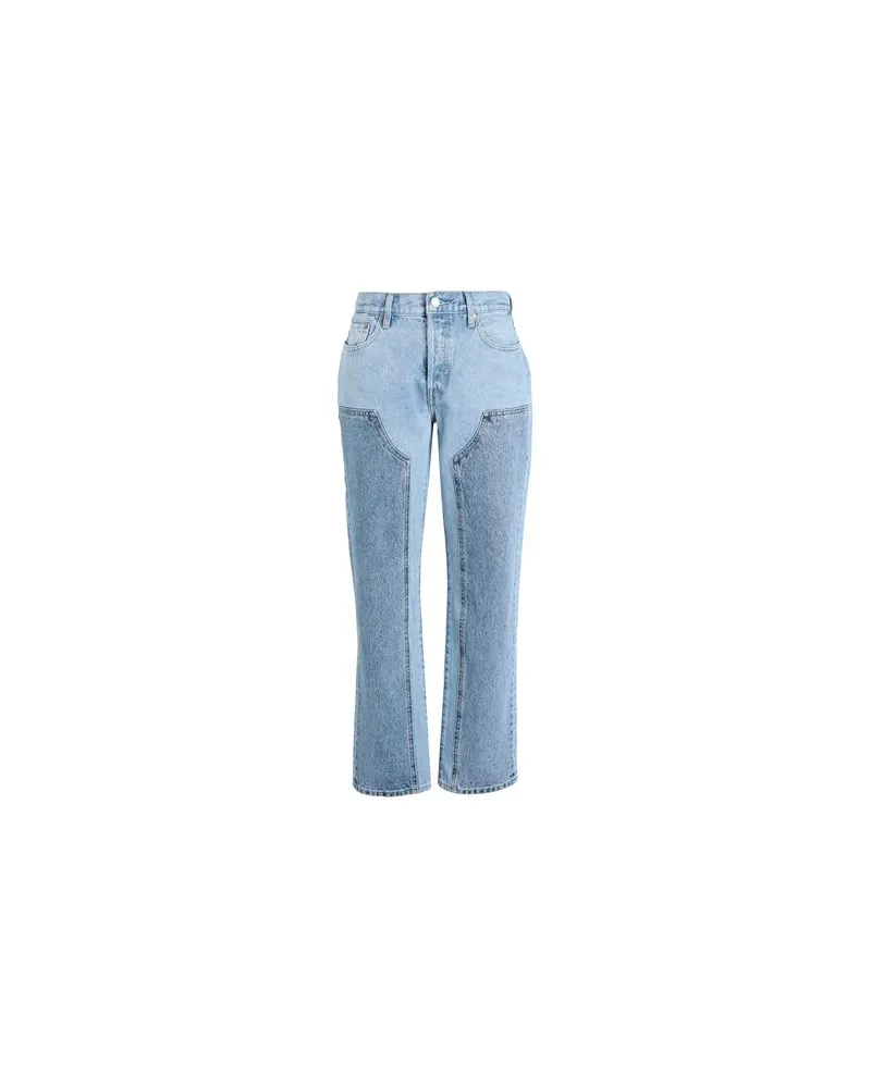Levi's 501® 90S CHAPS MED INDIGO - FLAT FINISH  - HOSEN & RÖCKE - Jeanshosenauf YOOX.COM Blau