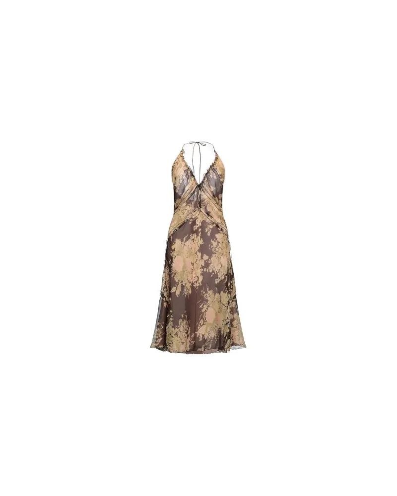 Dsquared2 KLEIDER - Midi-Kleiderauf YOOX.COM Braun