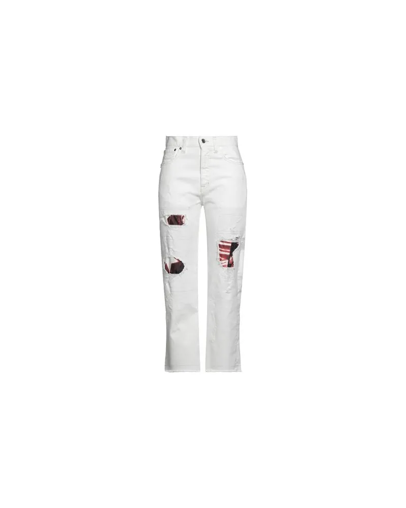 Just Cavalli HOSEN & RÖCKE - Jeanshosenauf YOOX.COM Weiß