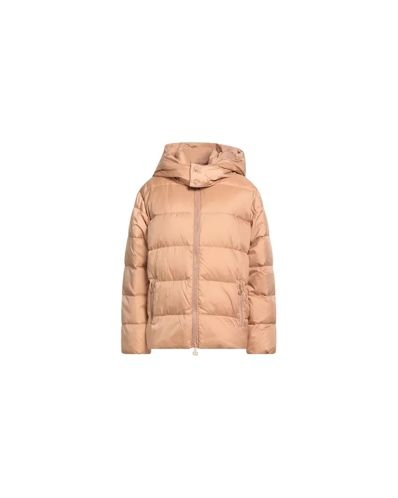 Twin-Set JACKEN & MÄNTEL - Pufferjacken & Daunenjackenauf YOOX.COM Sand