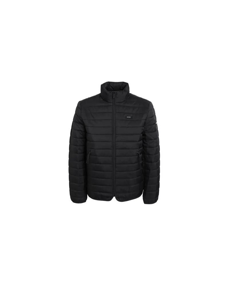 Calvin Klein JACKEN & MÄNTEL - Pufferjacken & Daunenjackenauf YOOX.COM Schwarz