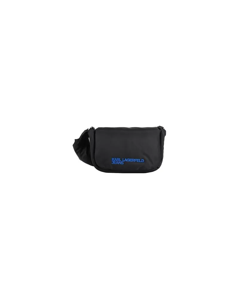 Karl Lagerfeld PADDED NYLON POUCHETTE  - TASCHEN - Umhängetascheauf YOOX.COM Schwarz
