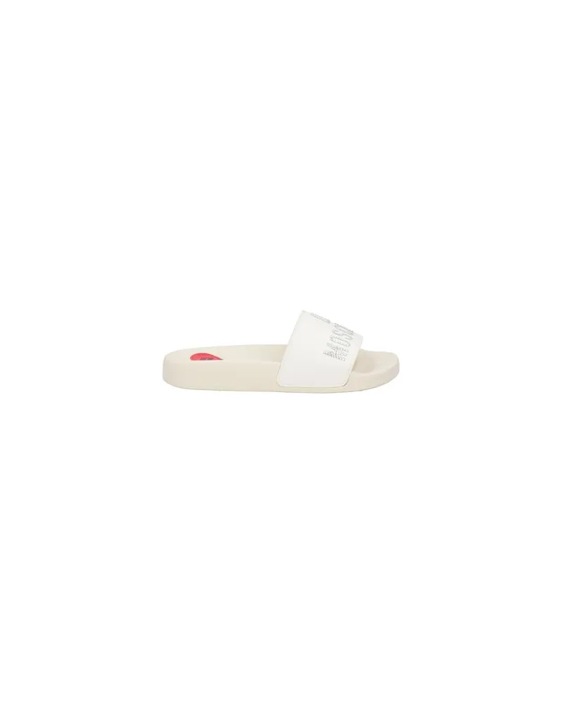 Moschino SCHUHE - Sandalenauf YOOX.COM Cremeweiß
