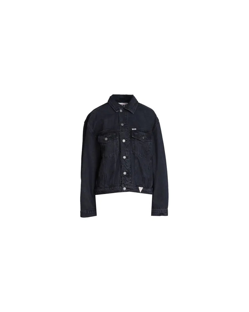 Guess JACKEN & MÄNTEL - Jeansjacken/Mäntelauf YOOX.COM Schwarz