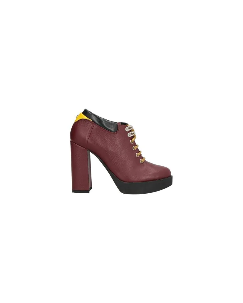Pollini SCHUHE - Schnürschuheauf YOOX.COM Bordeaux