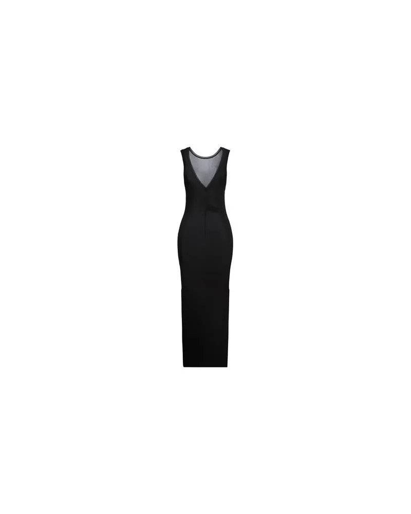 Isabel Benenato KLEIDER - Maxi-Kleiderauf YOOX.COM Schwarz