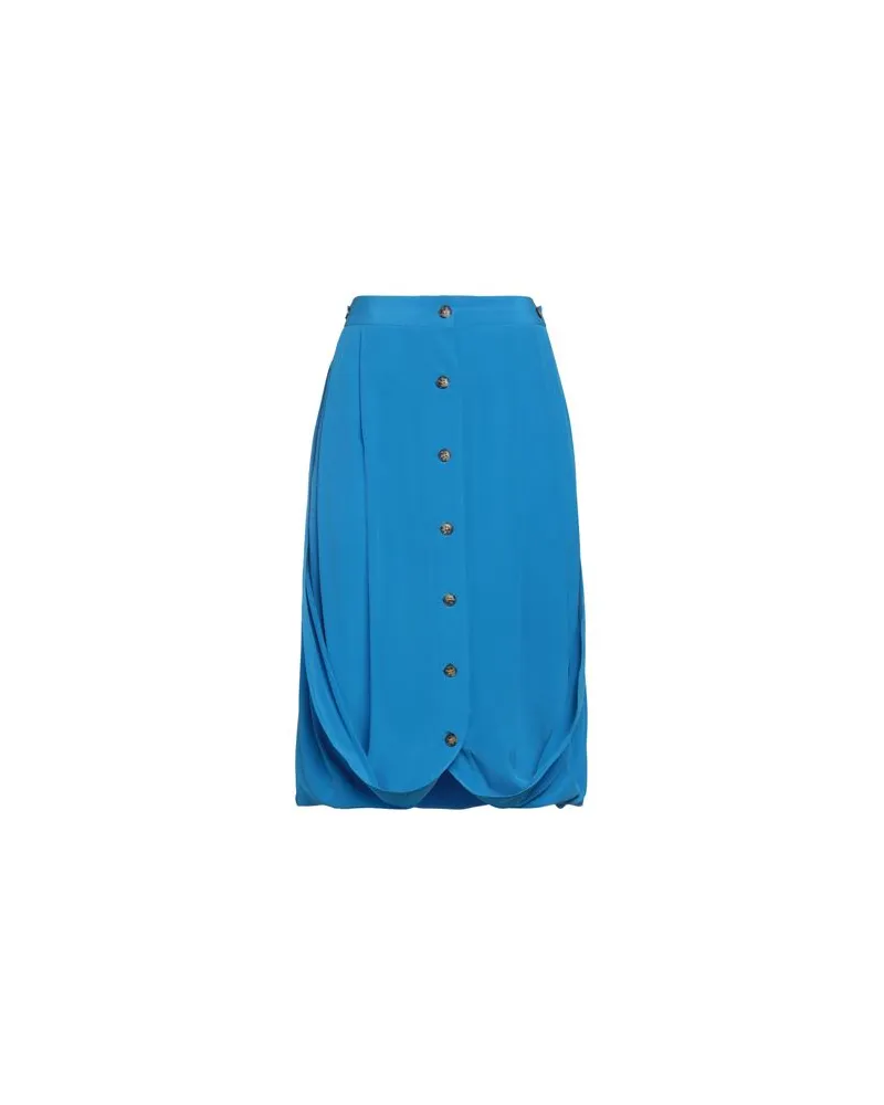 QUIRA HOSEN & RÖCKE - Midi-Röckeauf YOOX.COM Azurblau