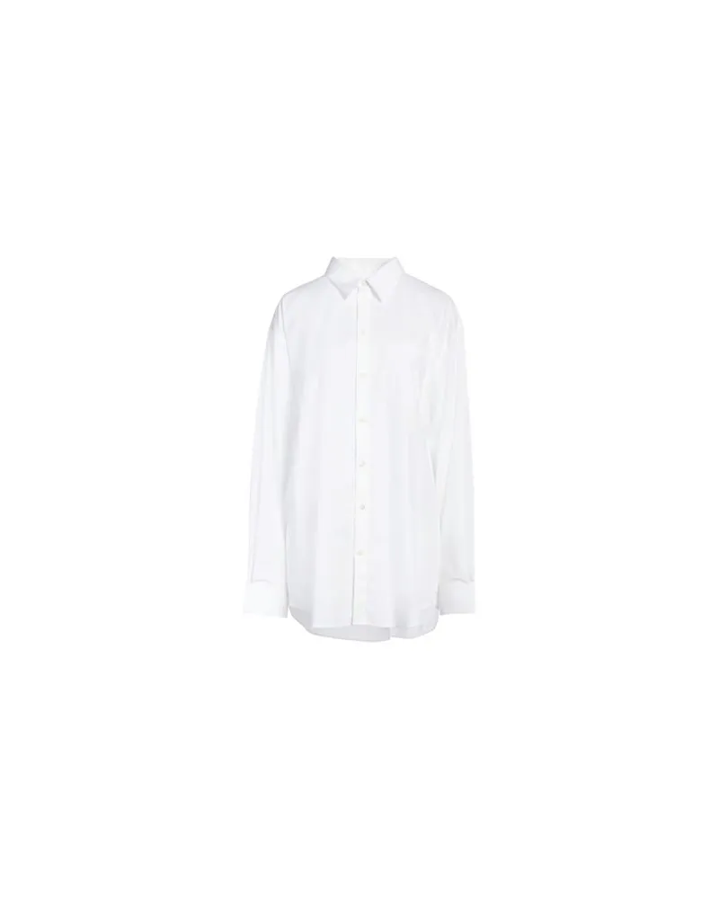 Helmut Lang TOPS - Hemdenauf YOOX.COM Weiß