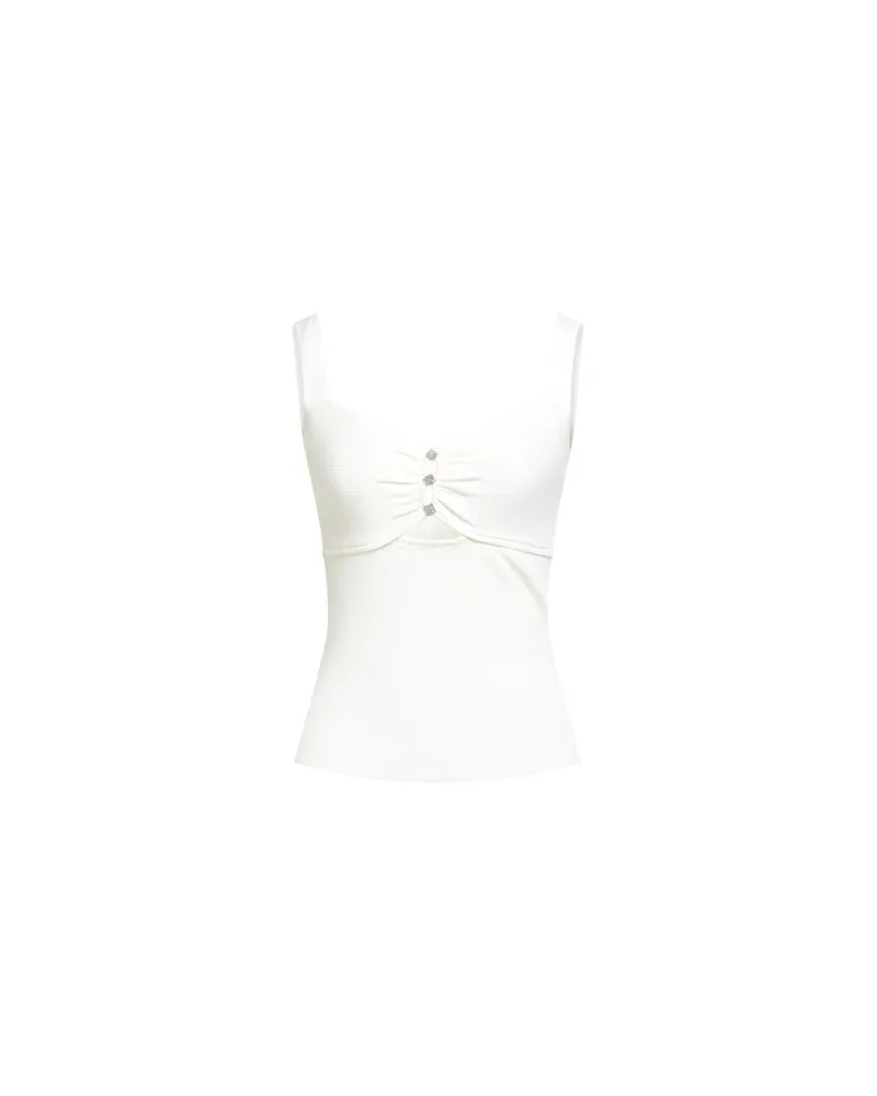 Liu Jo TOPS - Topsauf YOOX.COM Cremeweiß